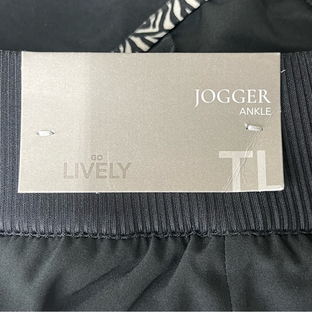 SOFT SURROUNDINGS NWT TALL GO LIVELY CARGO BLACK PANTS TALL LARGE - Picture 6 of 13